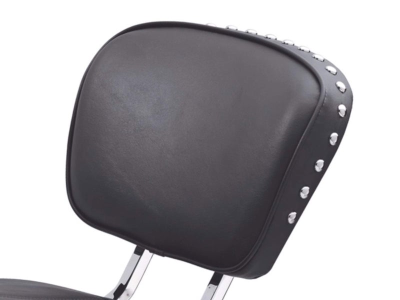 Eagle Skull Heritage Classic Style Stud Studded Low Bucket Rear Passenger Backrest Pad for Harley Davidson Softail Fat Boy Dyna Street Bob Sportster Iron 883 Sissy Bar Pads Back Rest Sissybar Upright REF 52348-97 - Image 3